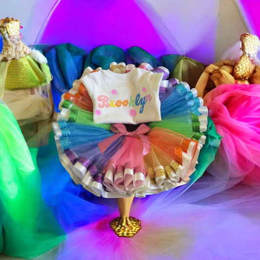 Ribbon Tutu w/Custom T shirt